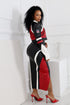 Abbey Faux Leather Jacket & Skirt SET